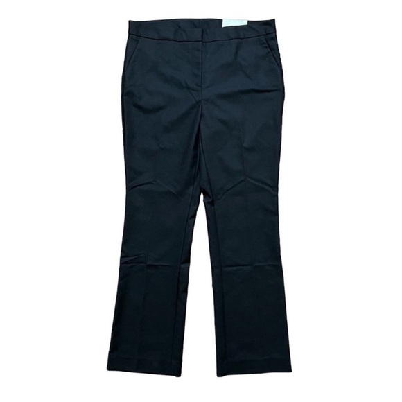 CHICO'S Flex Waist Modern Tailored Classic Trouser Pants in Black Careerwear 16R - Picture 4 of 16